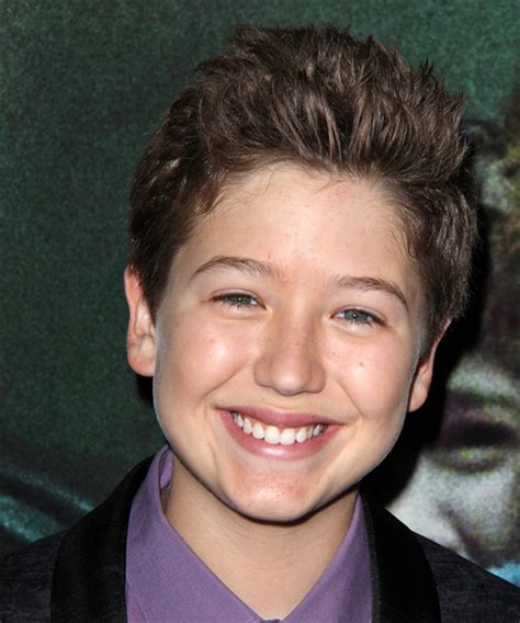 Garrett Ryan Short Straight Brunette Hairstyle