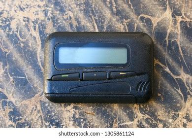 Pagers Old Vintage Beeper Pager On Stock Photo 1305861124 | Shutterstock