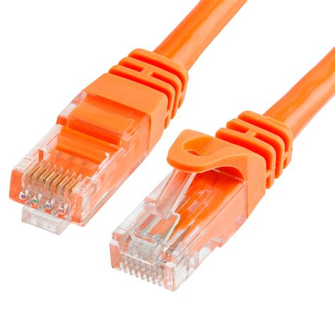 PVC jacket CAT 6 UTP Ethernet LAN Orange Cable - 75 FT