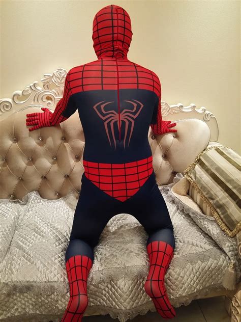 The best Spider Man costume New Ultimate Spiderman costume Amazing Spiderman clothing cosplay ...