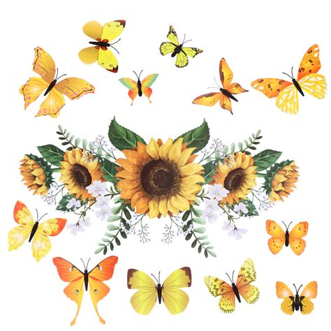 Pcs Schmetterlinge Tapete Schmetterlinge Wand Aufkleber Decals Ebay