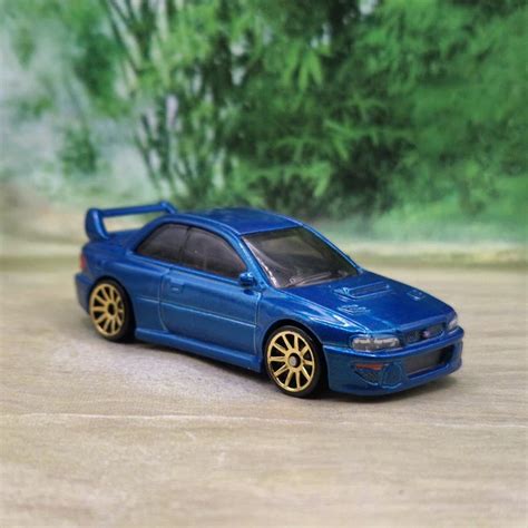 Hot Wheels Subaru Impreza B Wrx Sti Mod Le Moul Sous Pression Ex Tat Eur