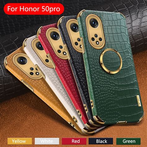 Funda De Cuero De Lujo Para Huawei Honor Pro P Carcasa Trasera