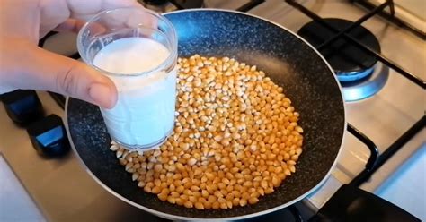 Man uses corn and milk to create the most irresistible popcorn around