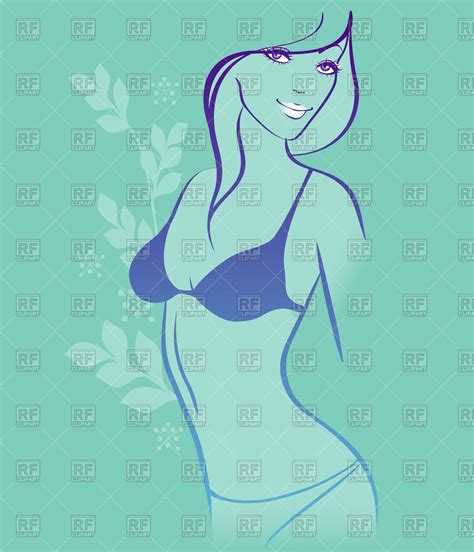 Bikini Silhouette Vector At Vectorified Collection Of Bikini Silhouette Vector Free For