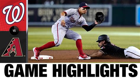 Nationals Vs D Backs Game Highlights 7 23 22 MLB Highlights YouTube