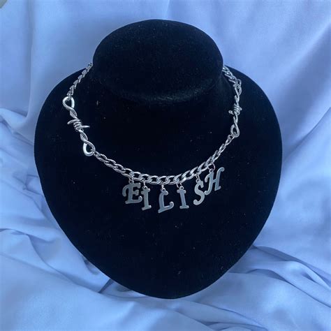 Billie Eilish Necklace Eilish Inspired Merch Happier Than Ever What