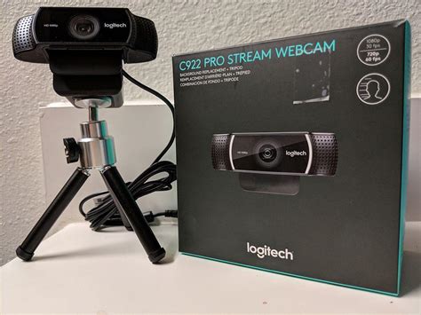 Logitech C922 Pro Stream Webcam 1080p Camera For Hd Video Streaming Recording 720p At 60fps With