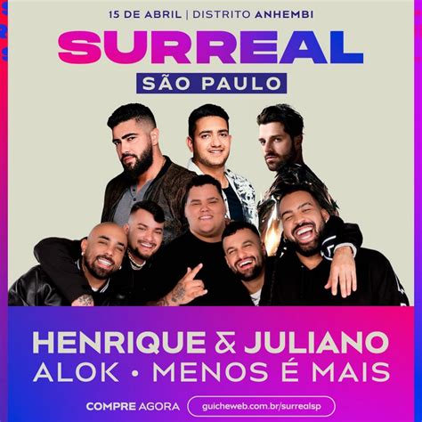 Henrique e Juliano apresenta o Festival Surreal Alok e Menos é Mais