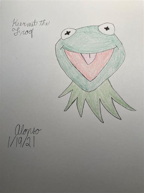 My Kermit the Frog drawing by PeruAlonso on DeviantArt