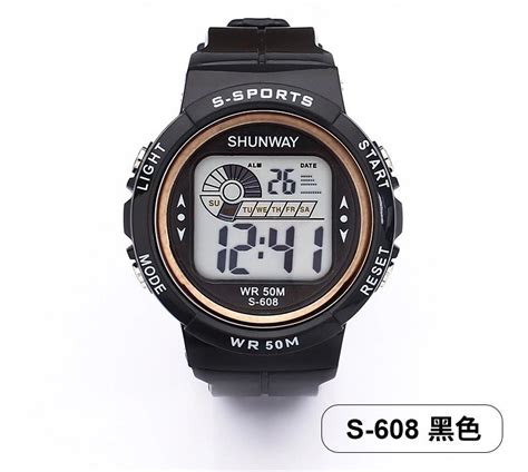 Electronic Watch Waterproof Junior High School Student Watch Children′s