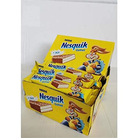 Buy Nestle Nesquik Gofret Milk Wafer 26 7g X 30 Pieces Box 801g Online