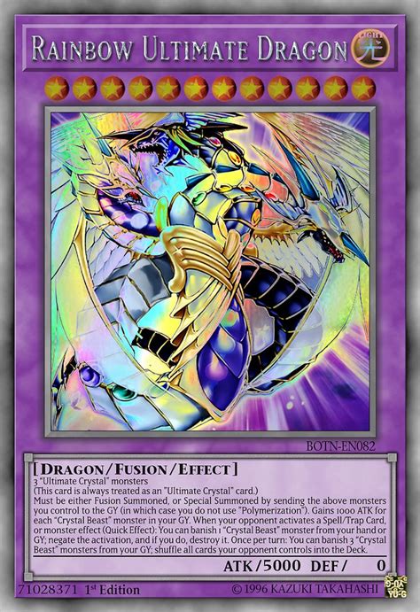 Rainbow Ultimate Dragon By Chaostrevor On Deviantart In 2021 Yugioh