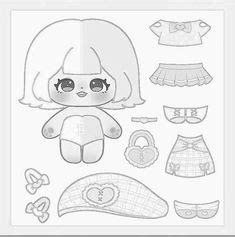 8 ideas de Muñequitas kawaii muñecas kawaii imprimibles kawaii