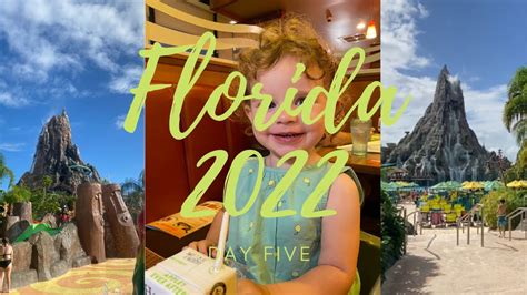 Florida Vlog 2022 Day 5 Breakfast At Dockside A Day At Volcano Bay