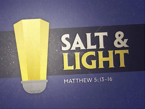 Salt and Light Religious PowerPoint | Clover Media