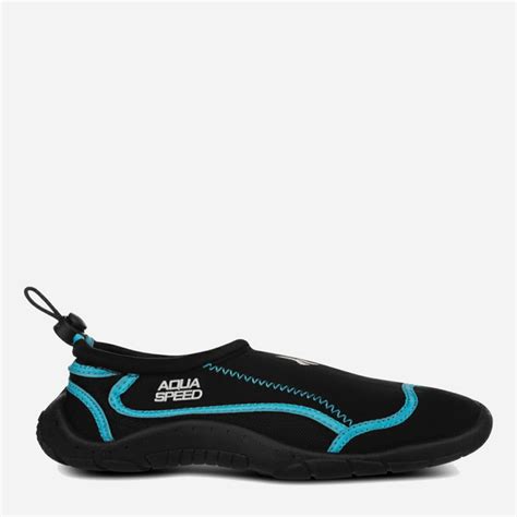 Женские аквашузы Aqua Speed Model 28C 9550 (704-28C) 37 Черный/Синий ...