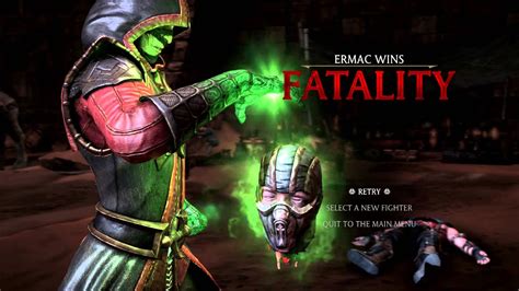 Mortal Kombat X Ermac Inner Workings Fatality Youtube