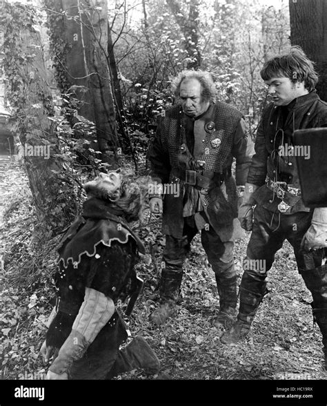 MACBETH, Banquo (Martin Shaw) is murdered by his assissins (Michael Balfour and Andrew McCulloch ...