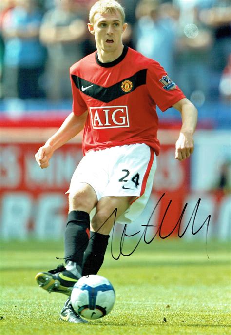 Darren Fletcher - Manchester United - 12 x 8 Autographed Picture ...