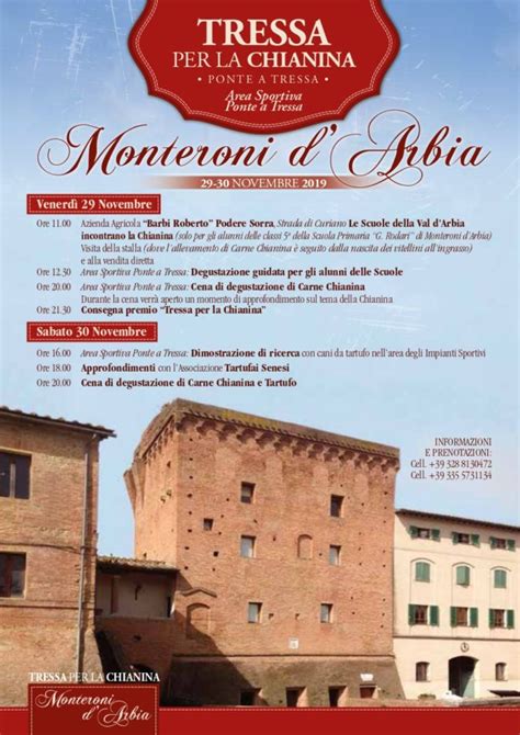 34ª Mostra mercato del tartufo bianco delle Crete senesi a San Giovanni