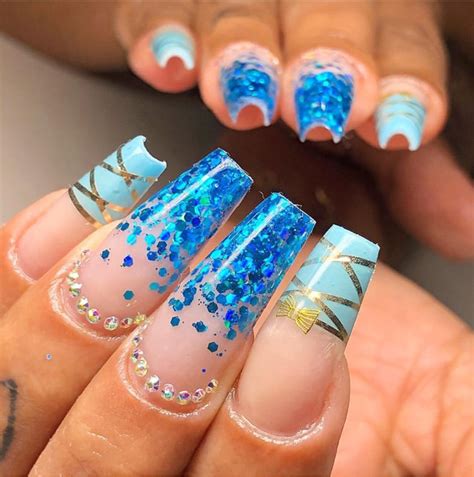 50 Fabulous Blue Nail Designs The Glossychic