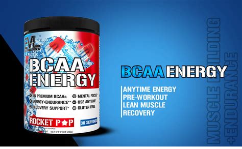 Amazon.com: EVL BCAAs Amino Acids Powder - BCAA Energy Pre Workout Powder for Muscle Recovery ...