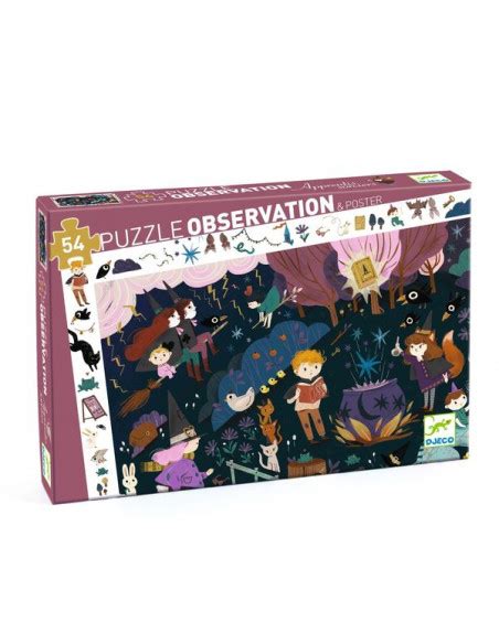 Puzzle d observation 54 pièces Apprentis sorciers Djeco