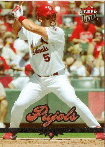 2006 Fleer Ultra 37 Albert Pujols St Louis Cardinals Baseball