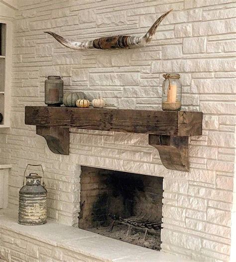 Reclaimed Wood Mantle Distressed Fireplace Custom Fireplace Mantels