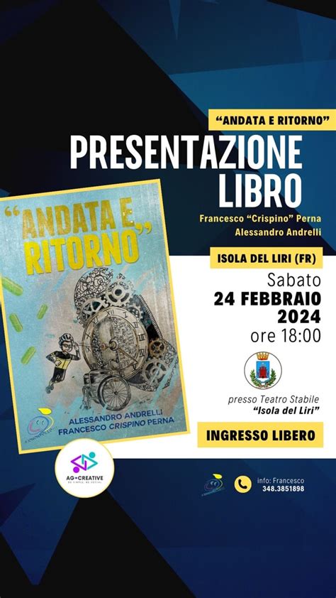 Isola Del Liri Presentazione Del Libro Andata E Ritorno