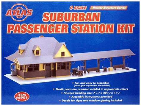 Atlas O Scale Model Railroad Train Building Kit Suburban Passenger ...