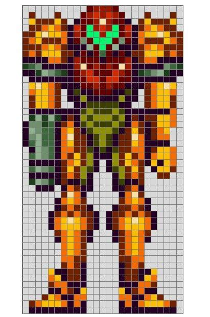 Super Metroid Pony Bead Patterns Pearler Bead Patterns Perler