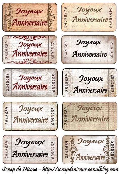 Une Carte D Anniversaire Pour Chantalou Scrap De Nicoue