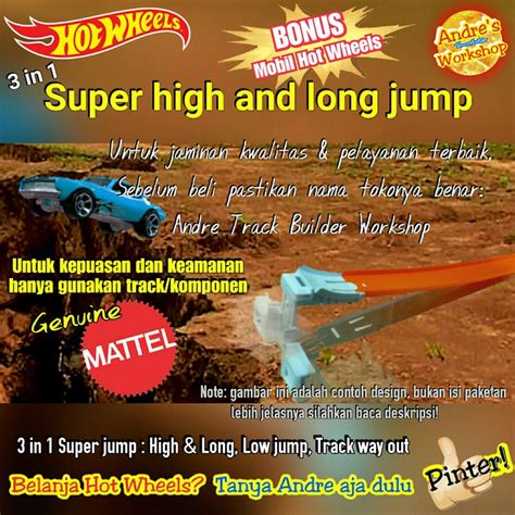 Hotwheels Track Builder In Super Jump Ori Mattel Hot Wheels Shopee Thailand