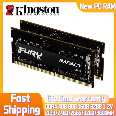 【Free shipping】Kingston Fury DDR4 RAM 16GB 8GB 4GB 2400/2666/3200MHz ...