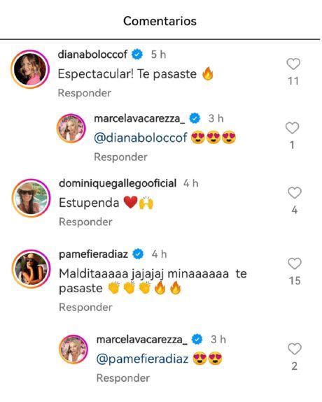 Se intenta el ejercicio todos los días Marcela Vacarezza respondió a elogios tras posar en bikini