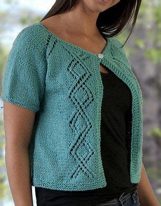 Free Knitting Pattern For Top Down Seamless Cropped Cardigan With