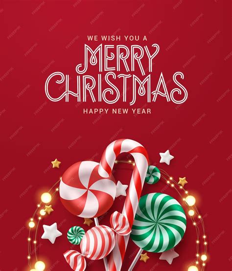 Premium Vector Merry Christmas Greeting Text Vector Design Christmas