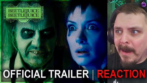 Beetlejuice Beetlejuice Official Teaser Trailer Reaction Youtube