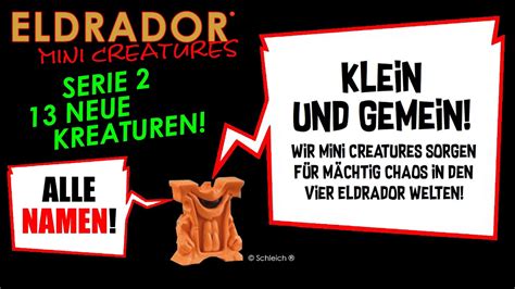 Schleich Eldrador Mini Creatures Serie 2 Alle 13 Kreaturen