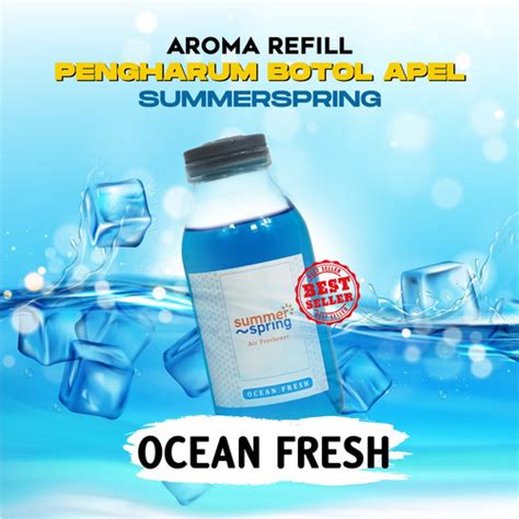 Jual Refill Parfum Mobil Summer Spring Pengharum Ruangan Botol Apel 100