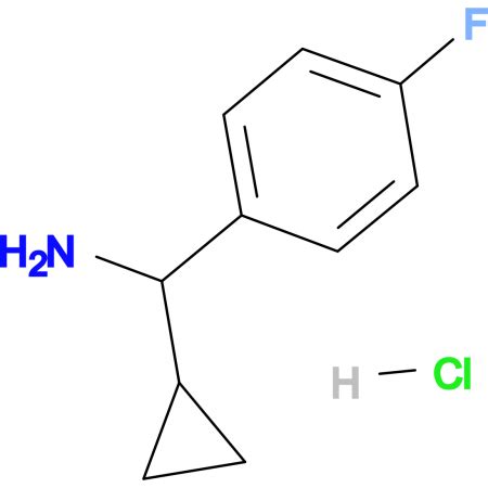 Cyclopropyl Fluorophenyl Methanamine Hydrochloride