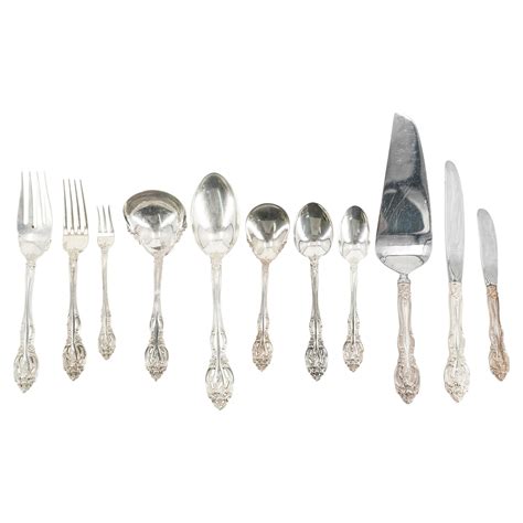 Sold Price 80pc Gorham La Scala Sterling Silver Flatware Set March 2 0122 1200 Pm Est