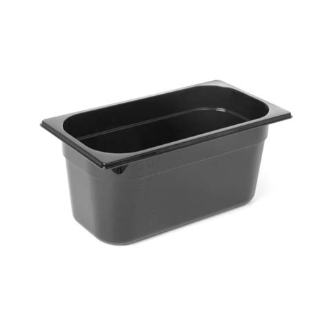 Bac Gastronorme GN 1 3 En Polycarbonate Noir ArredoChef