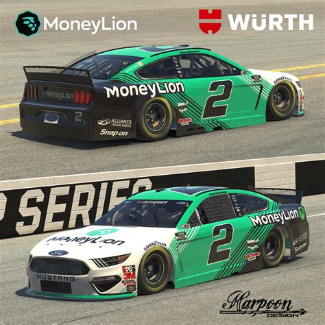 2020 Brad Keselowski Money Lion Mustang by Brantley Roden - Trading Paints