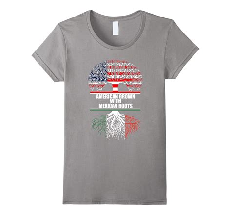 American Grown With Mexican Roots Mexico Pride T Shirt Tee 2