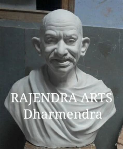 Superfine White Marble Mahatma Gandhi Ji Statue Size Dimension Feet