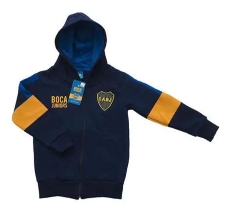 Campera De Ni O Con Capucha Boca Juniors Producto Oficial En Venta En