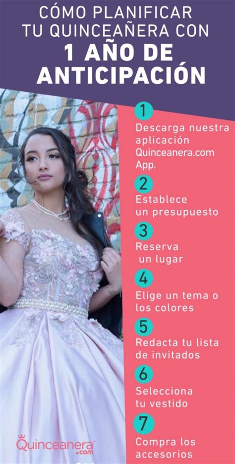 Cómo Planificar Tu Quinceañera Con Un Año De Anticipación